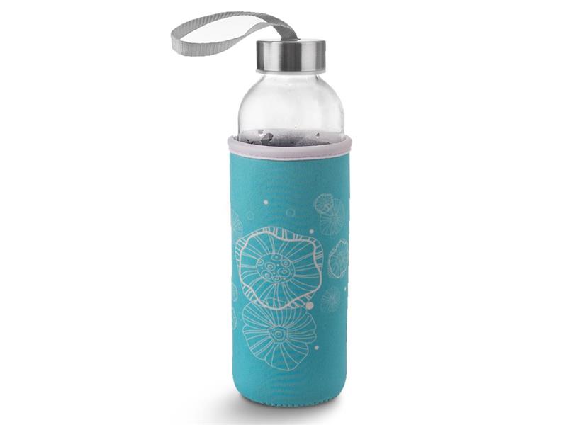 Láhev na vodu ORION s termoobalem 540ml květy
