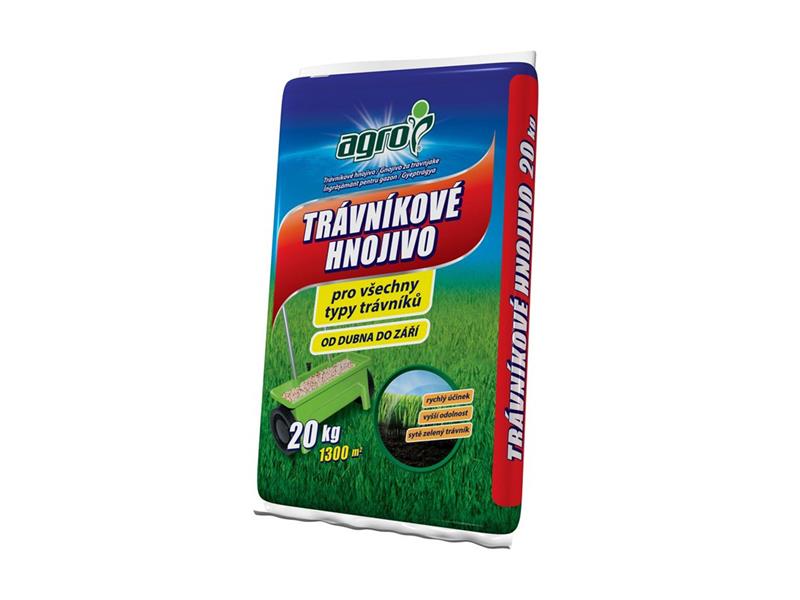 Hnojivo trávníkové AGRO 20kg pytel