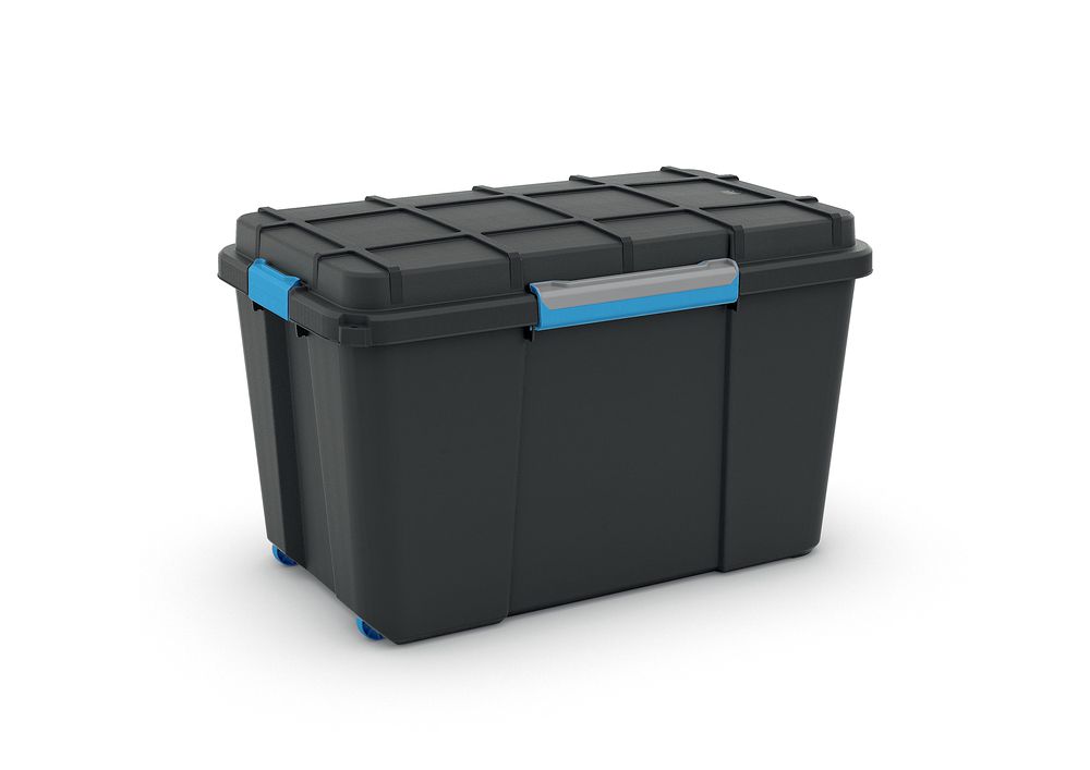 KIS Plastový Scuba Box XL 106 L modré zavírání KIS