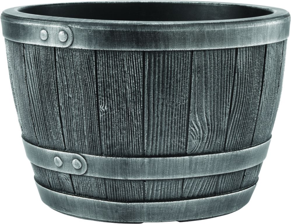 Plastový květináč BLENHEIM HALF BARREL - 22 L Tradgard