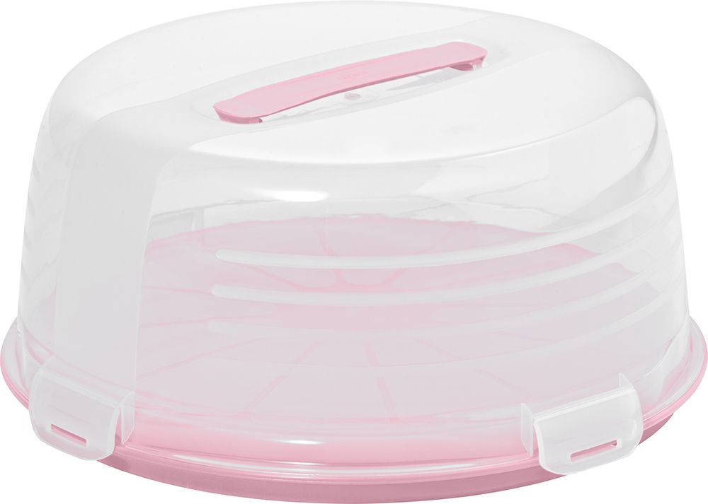 CURVER Plastový CAKE BOX - růžový CURVER R63616 CURVER