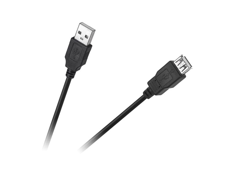 Kabel CABLETECH Eco-Line 1x USB konektor - 1x USB zdířka 1