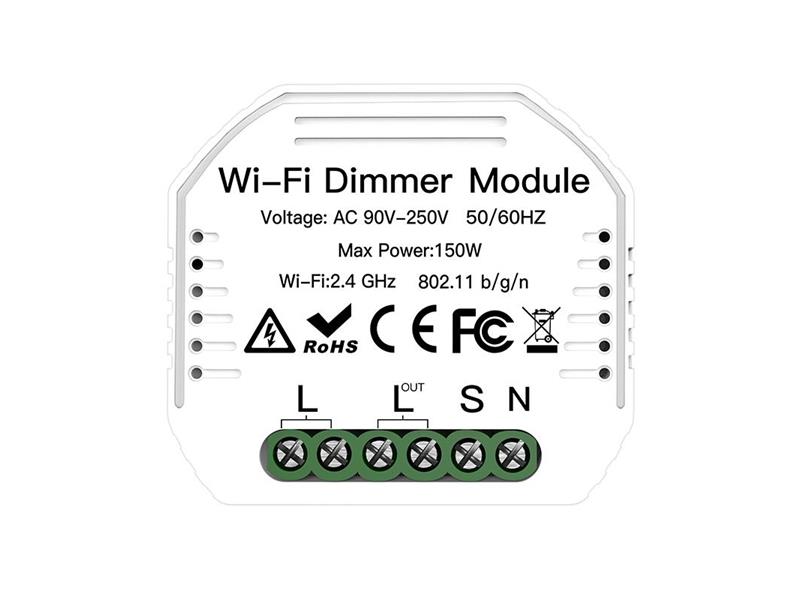Smart ovladač osvětlení MOES MS-105 1-kanálový WiFi Tuya