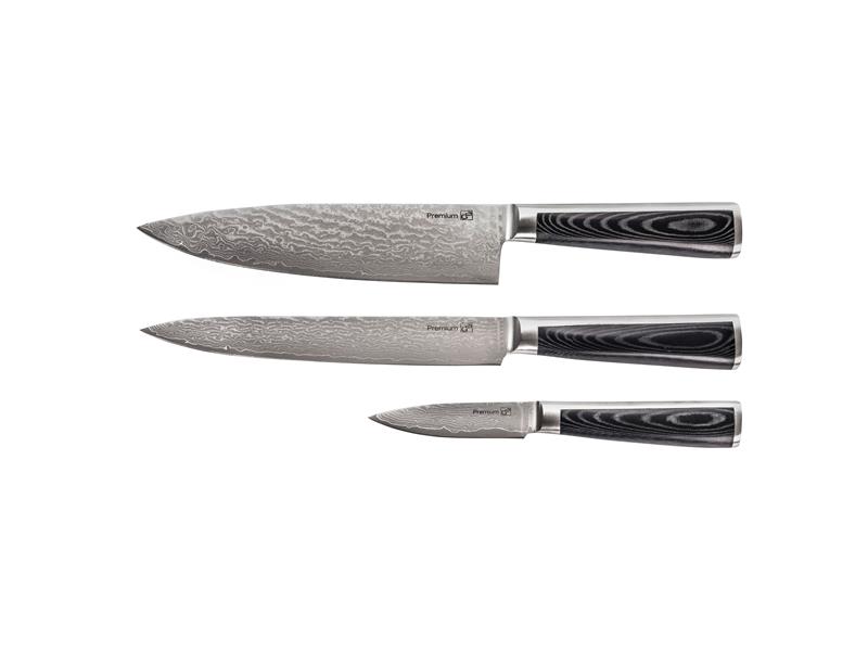 Sada nožů G21 Damascus Premium 3ks
