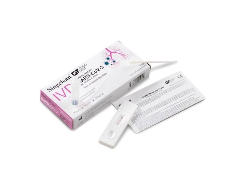 Antigenní test Hangzhou SingClean COVID-19 Test Kit Colloidal Gold Method 1ks