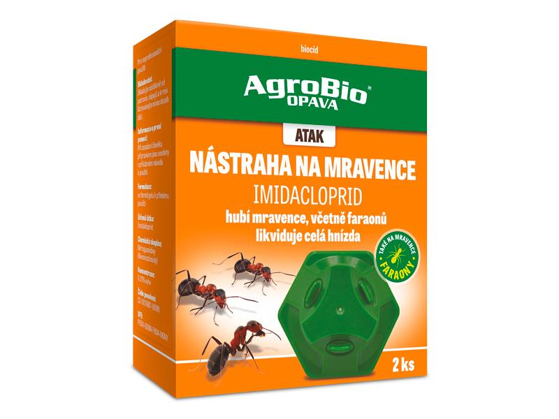 Nástraha na mravence AgroBio Atak Mravenci Imidacloprid 2ks