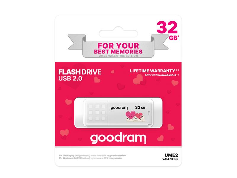 Flash disk GOODRAM USB 2.0 32GB VALENTINE