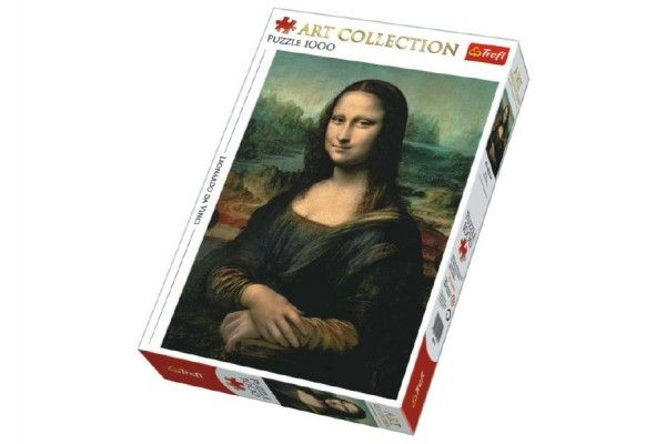 Puzzle Mona Lisa 1000 dílků 48x68cm v krabici 40x27x6cm Teddies