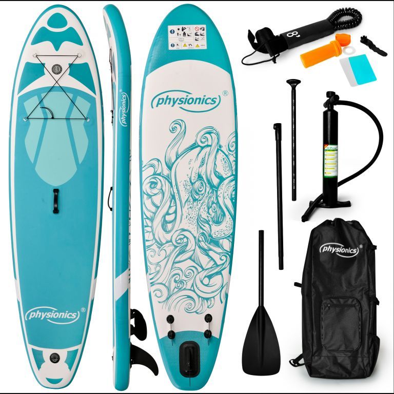 Physionics Nafukovací paddleboard + příslušenství