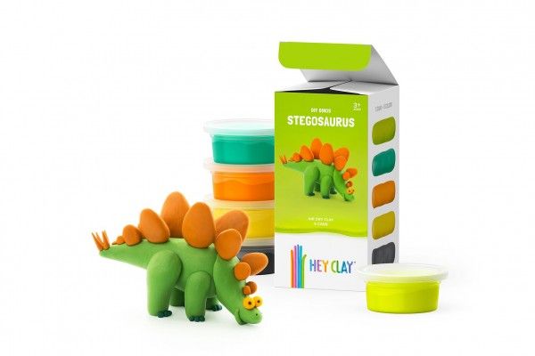 Modelína/plastelína HEY CLAY Stegosaurus 5ks v krabici 7