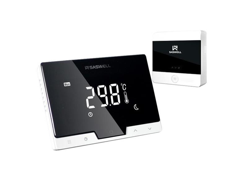 Termostat SASWELL T19 7 RF B -APP bezdrátový - rozbaleno