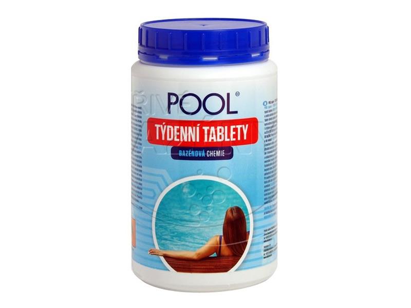 Týdenní tablety POOL 1kg - rozbaleno