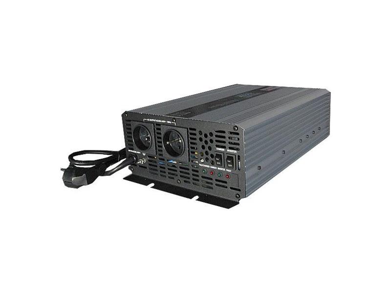 Měnič napětí CARSPA CPS2000 12V/230V 2000W čistá sinusovka+ UPS+ nabíječka - zánovní