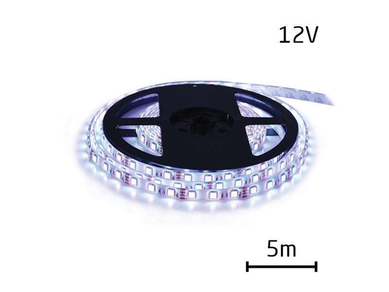 LED pásek 12V 2835 60LED/m IP20 max. 6W/m bílá studená (1ks=cívka 5m)