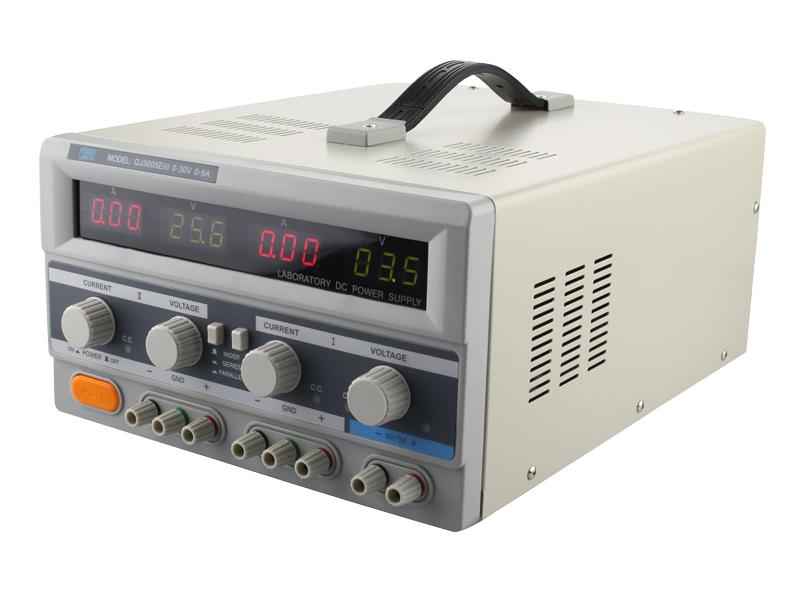 Zdroj laboratorní TIPA QJ3005EIII 2x0-30V/ 0-5A+ (5V-3A)
