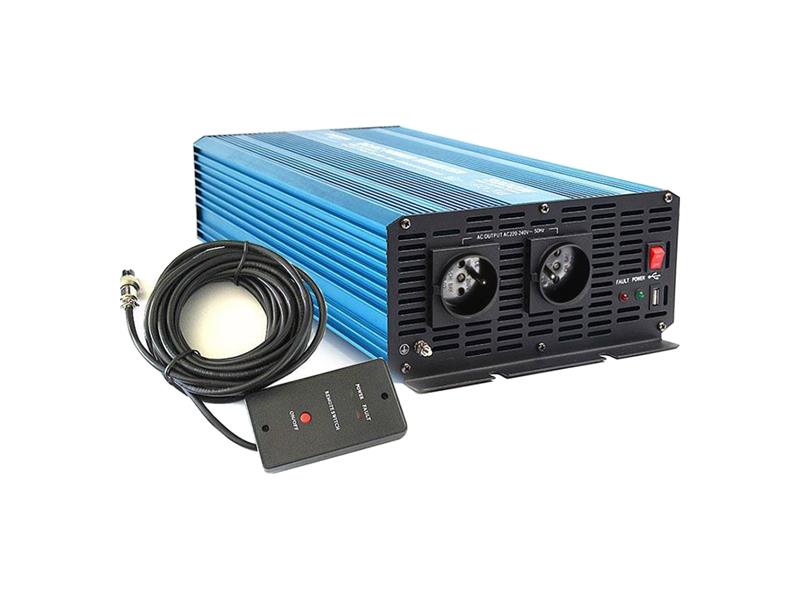 Měnič napětí CARSPA P3000 24V/230V 3000W čistá sinusovka D.O.