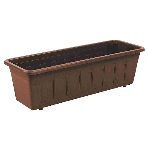 Truhlík samozavlažovací GARDEN FLOR 40cm hnědý