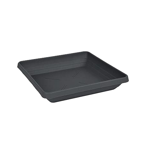Miska pod květináč Quattro 30x30cm antracit