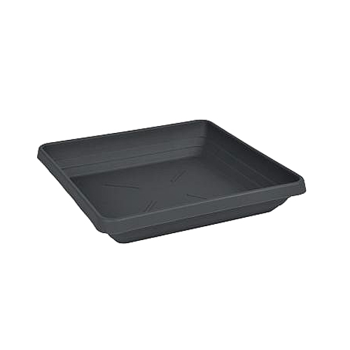Miska pod květináč Quattro 40x40cm antracit