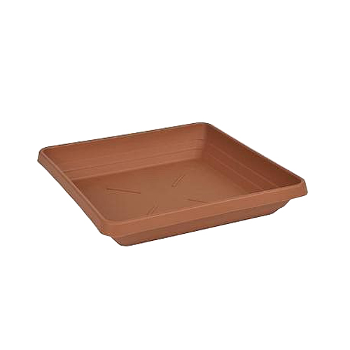 Miska pod květináč Quattro 50x50cm terakota