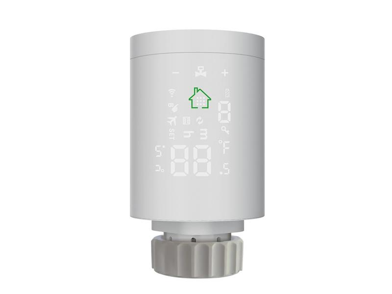 Smart termostatická hlavice MOES HY368-ZB ZigBee Tuya