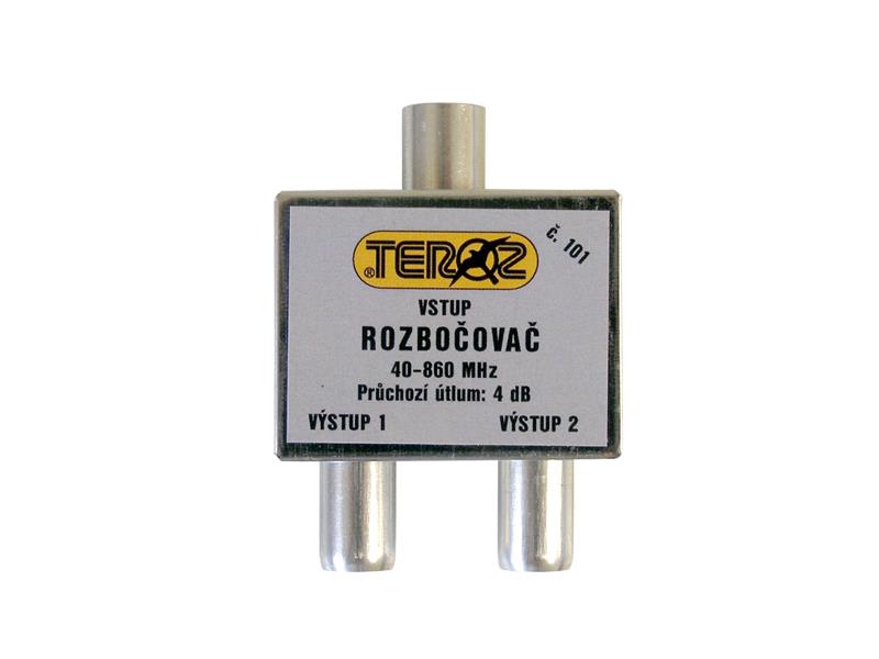 Anténní rozbočovač 2TV IEC (feritový) Teroz