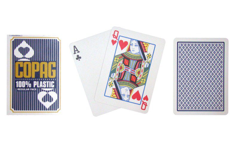 Copag Regular 2079 Poker karty 2 rohy modré Copag