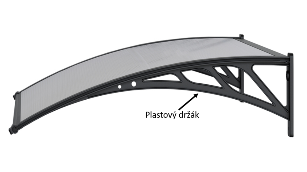 Rojaplast Držák pro vchodový přístřešek 100cm Rojaplast