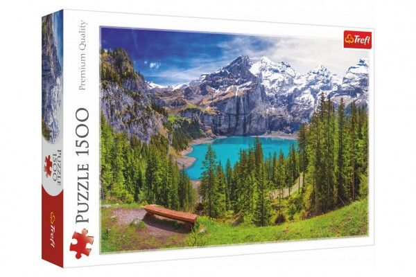 Puzzle Jezero Oeschinen Alpy
