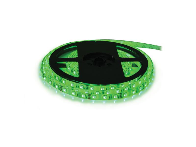 LED pásek 12V 5050 60LED/m IP20 max. 14.4W/m zelená (cívka 5m)