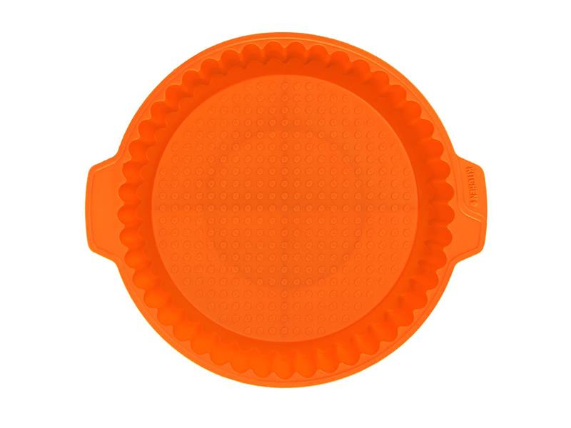 Forma na pečení ORION Koláč 27cm silikon oranžová