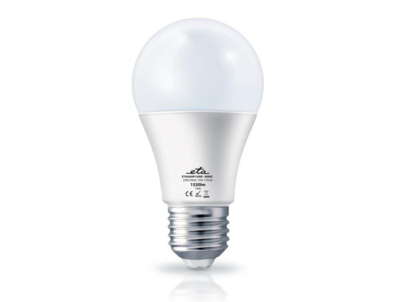 Žárovka LED E27 15W bílá ETA