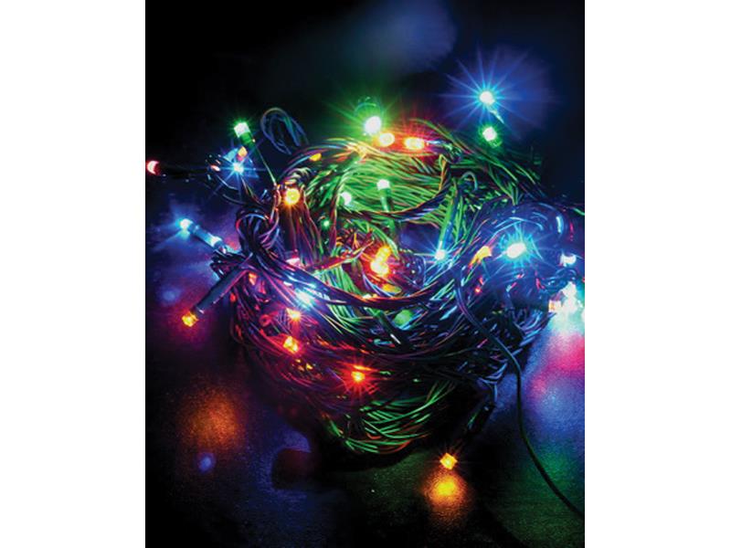Řetěz vánoční 120 LED 20m 1V02-M vícebarevný