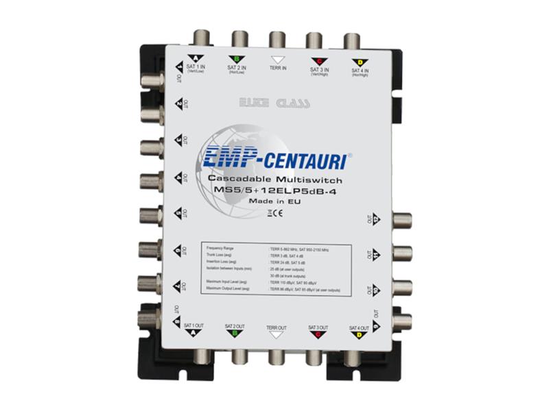 Satelitní multipřepínač EMP Centauri MS5/5+12ELP-4