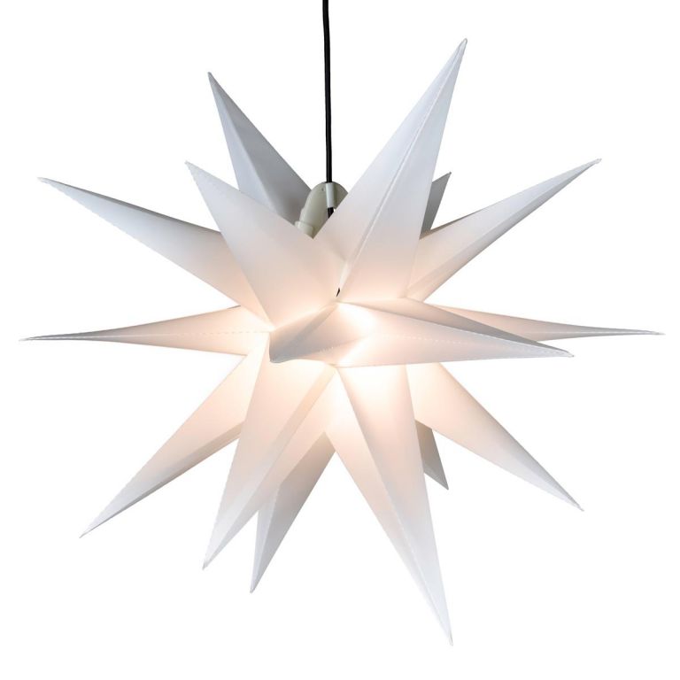 Nexos 67069 Vánoční dekorace - hvězda s časovačem 1 LED