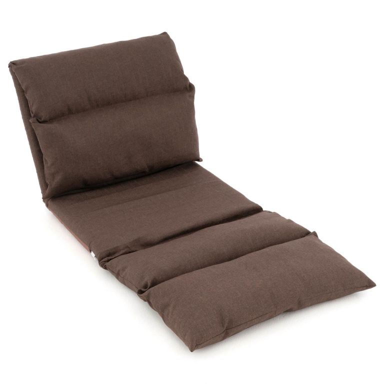 Divero Relax Lounger hnědá Divero