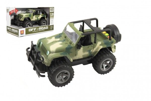 Teddies Auto terénní Off-Road plast 23cm na setrvačník na baterie Teddies