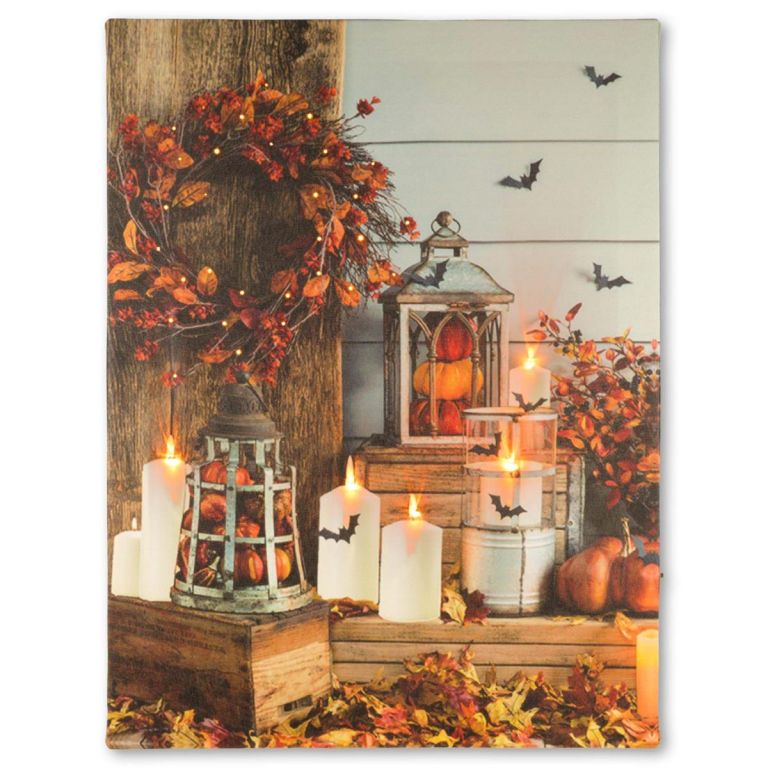 Nástěnná malba podzimní listí