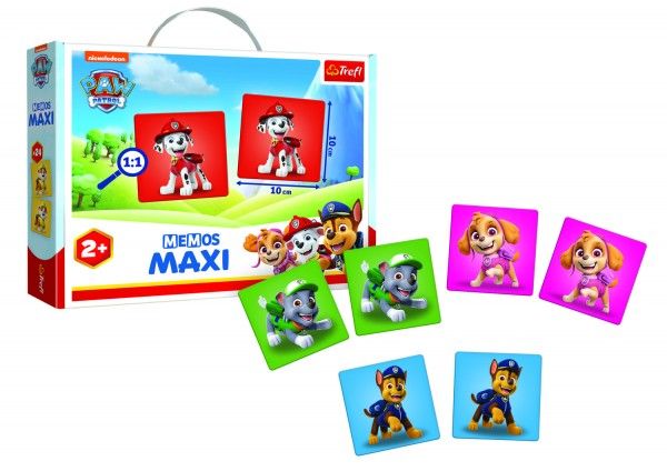 Pexeso Maxi Tlapková patrola/Paw Patrol 24 kusů společenská hra v krabici 37x29x6cm 24m+ Teddies