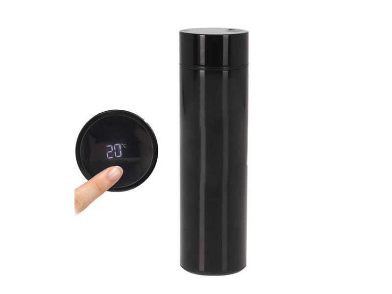 Termoska ORION Black s teploměrem