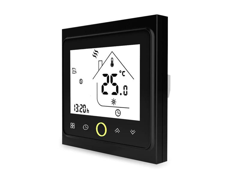 Smart termostat Moes BHT-002-GC Black WiFi Tuya