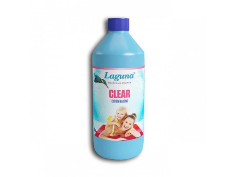 Čistič bazénů Laguna Clear 1l - rozbaleno - konec expirace 06/2022