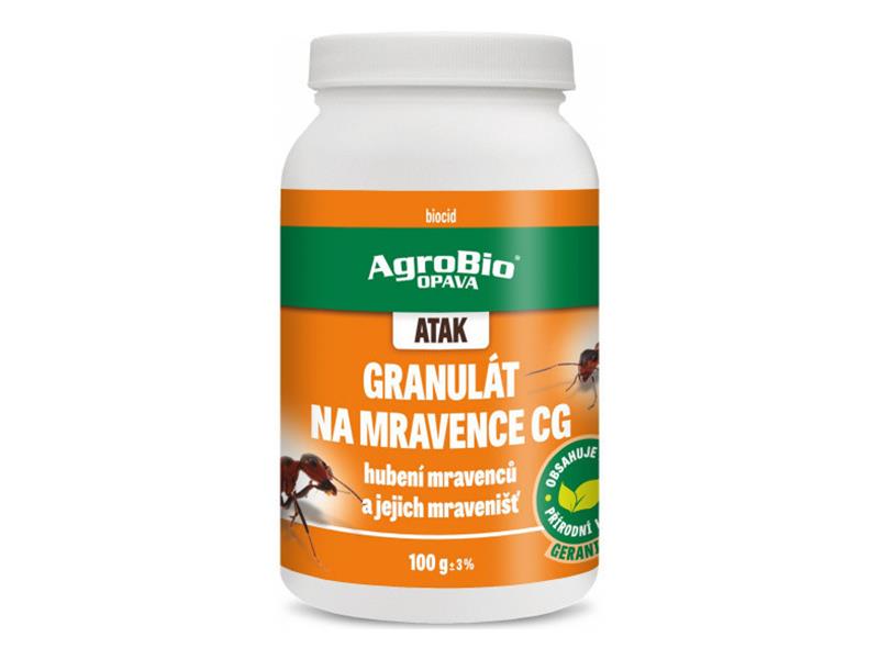 Granulát na mravence AgroBio Atak CG 100g