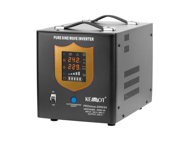 Zdroj záložní KEMOT PROsinus-2000/24 1400W 24V Black