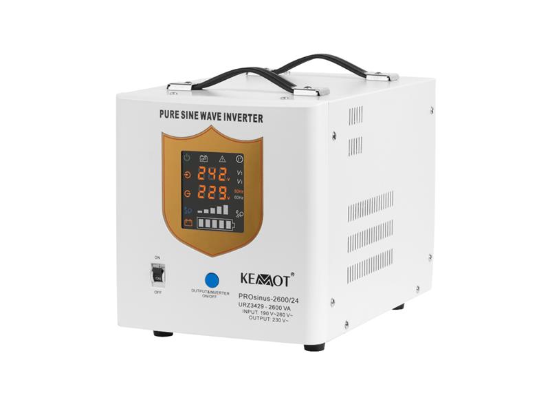 Zdroj záložní KEMOT PROsinus-2600/24 1800W 24V White