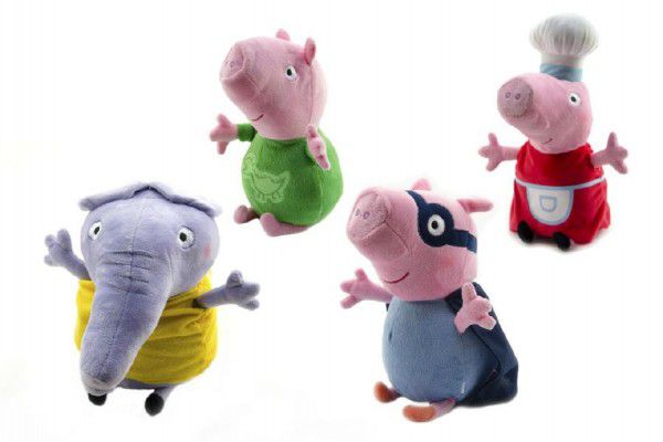 Prasátko Peppa postavička plyš 25cm Teddies