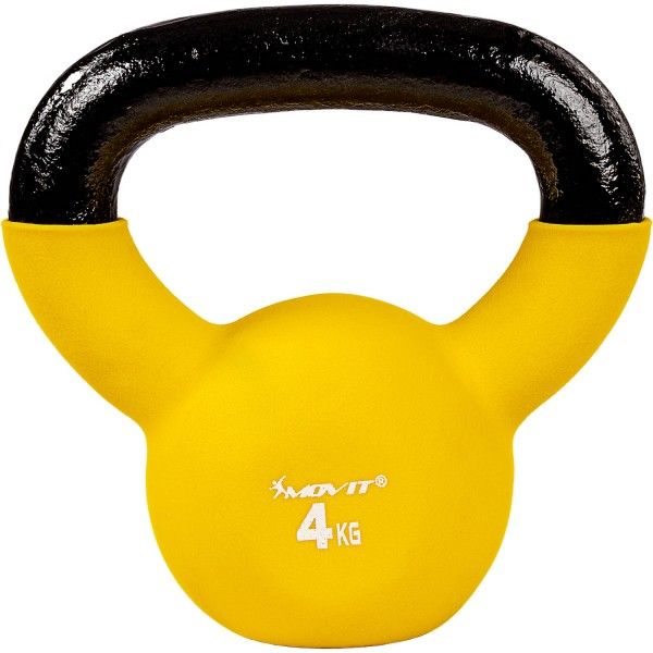 63640 MOVIT Kettlebell činka žlutá