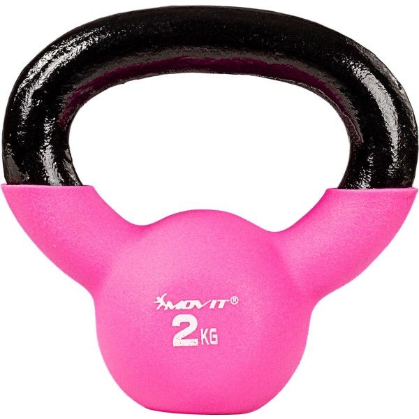 63639 MOVIT Kettlebell činka růžová