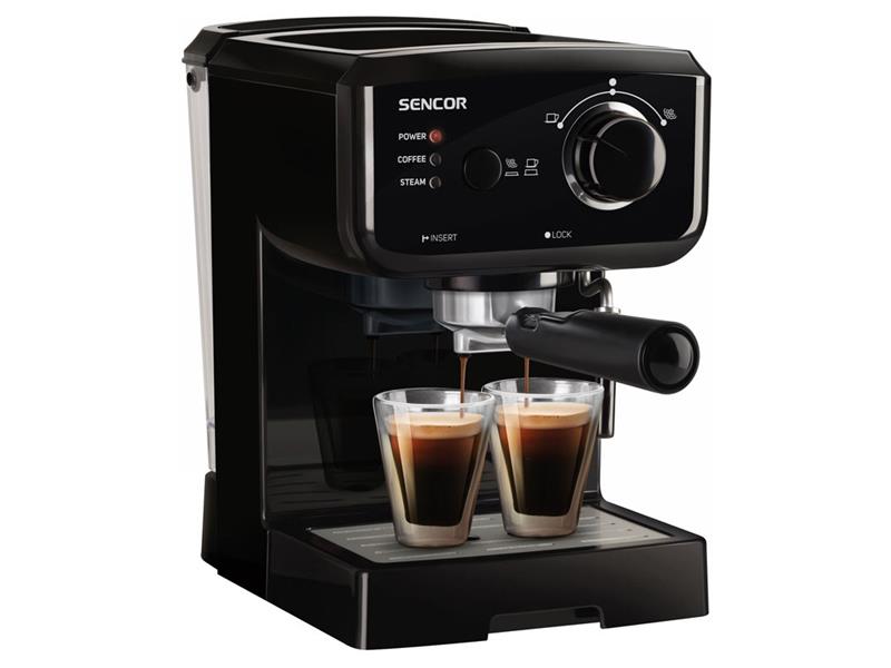 Espresso SENCOR SES 1710BK - rozbaleno - vyzkoušeno