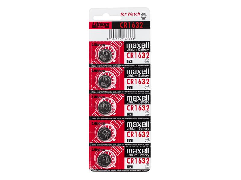 Baterie CR1632 MAXELL lithiová 5ks / blistr